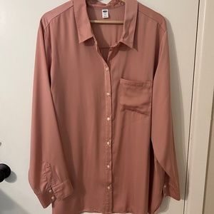 Worn Once Dusty Rose Pink Blouse